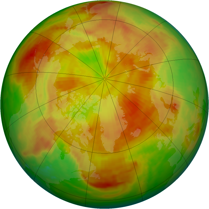 Arctic ozone map for 11 May 1979